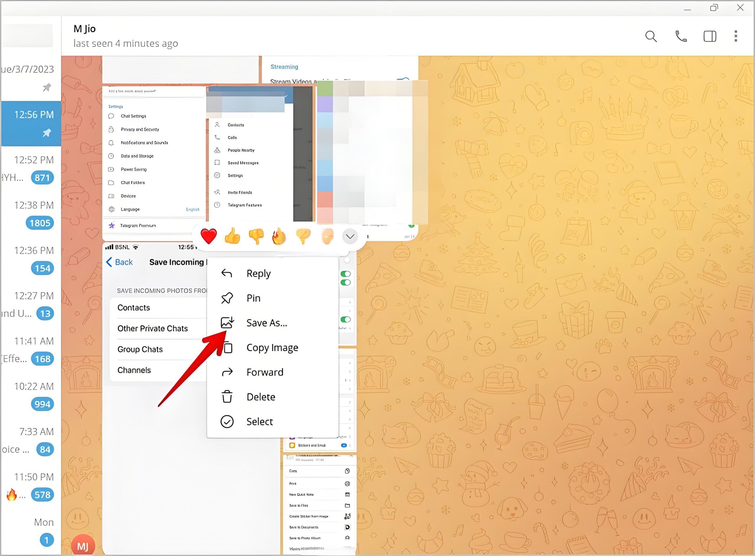 如何找到Telegram下载路径？